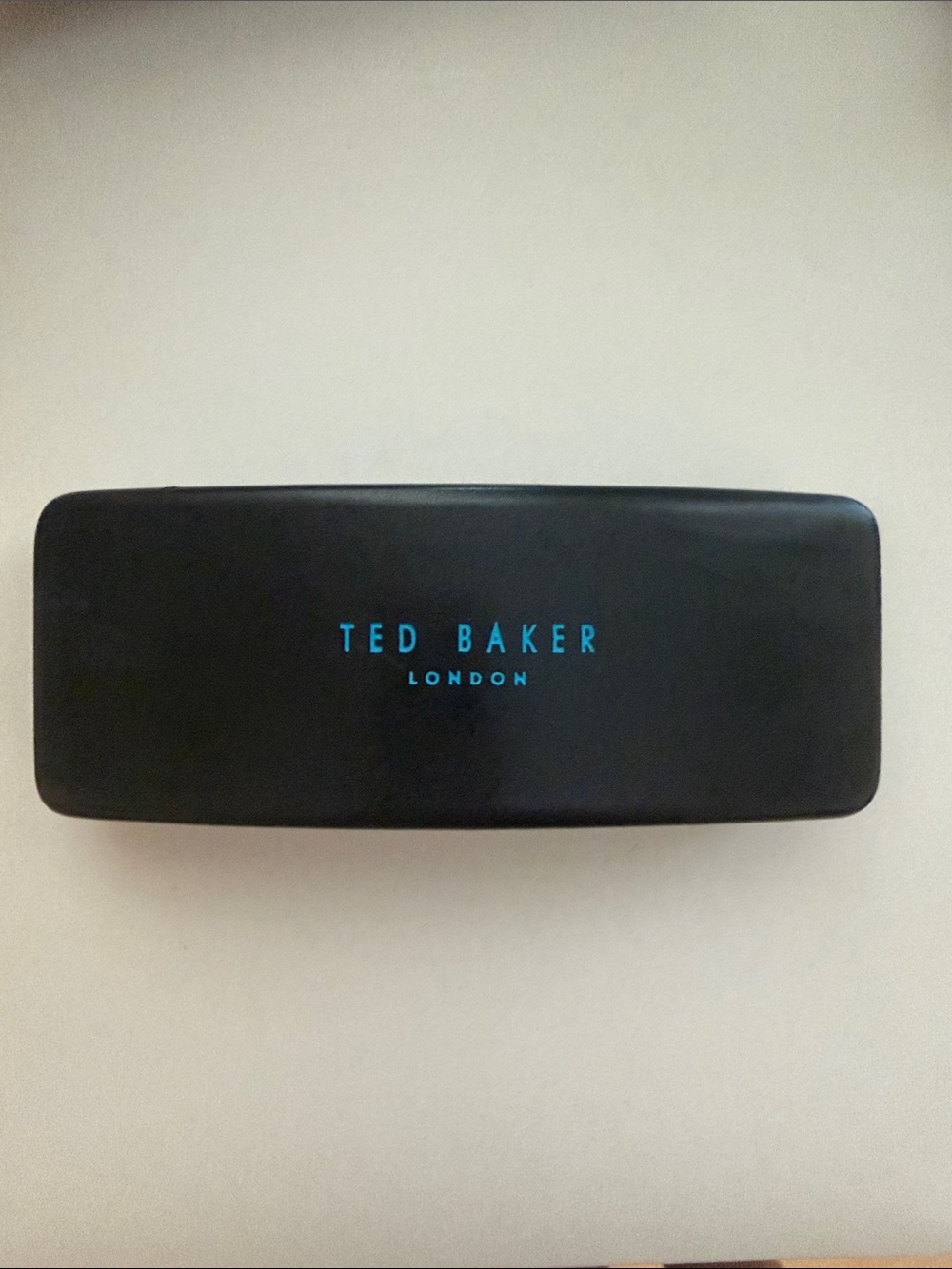 Ted Baker Black Eyewear Case with Teal Logo